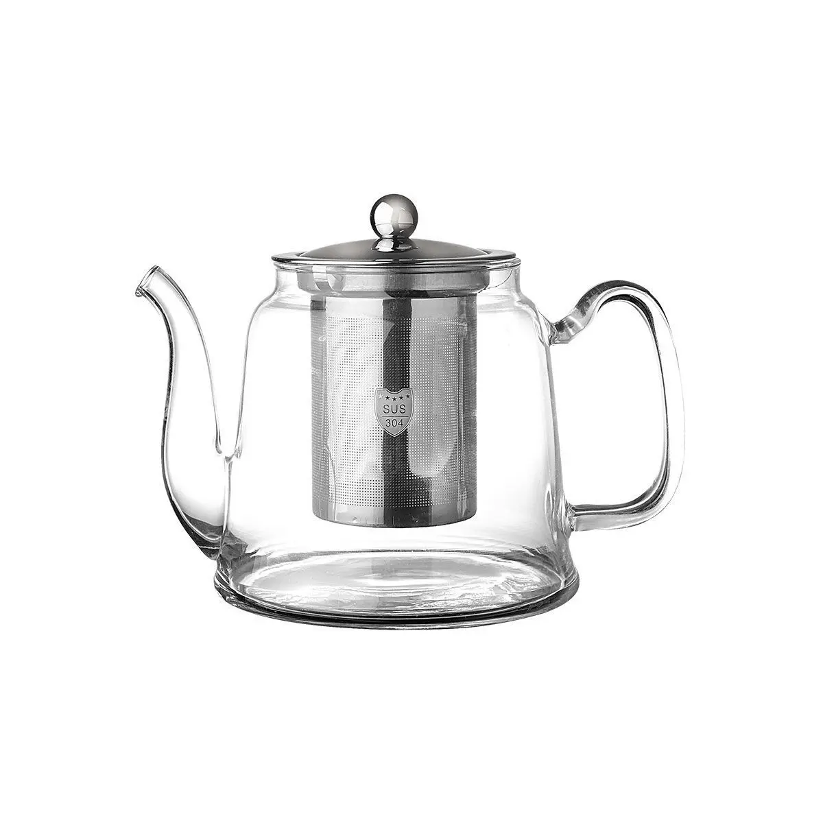 Teekanne aus Glas mit Edelstahlfilter Estia Home Art