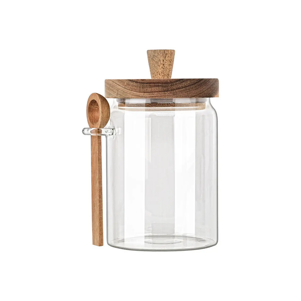 Glas Aufbewahrungsglas mit Löffel Estia Home Art Allure
