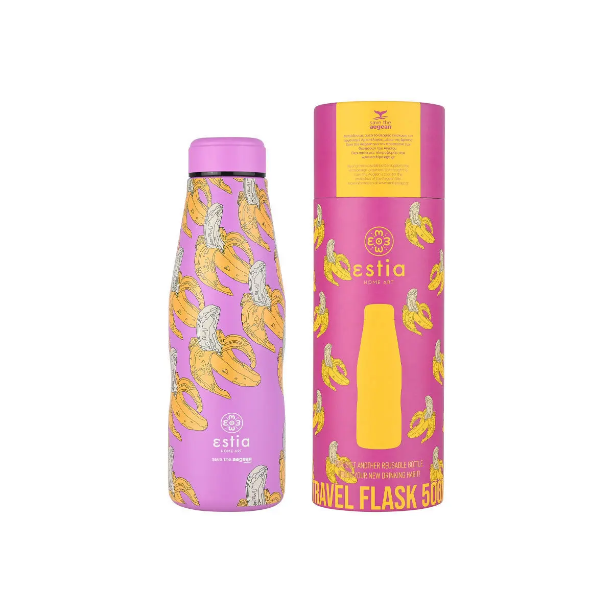 Reise-Isolierflasche Estia Home Art Save The Aegean