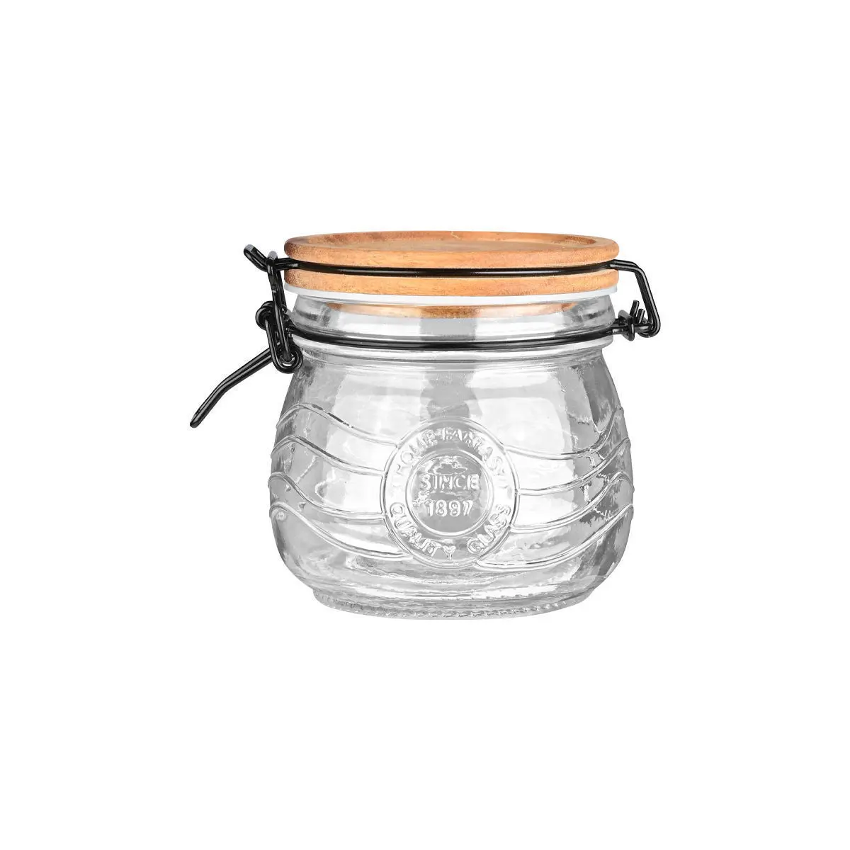 Glas Aufbewahrungsglas mit Clipdeckel Estia Home Art Allure