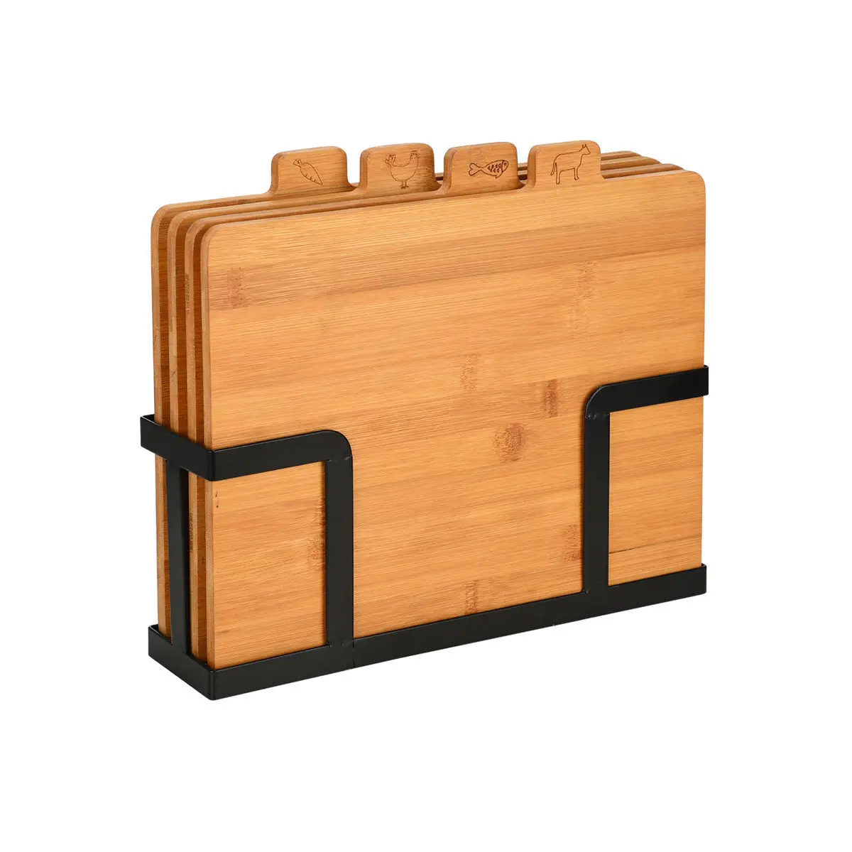 Planche à découper en bambou avec socle métallique Estia Home Art Essentials (x5) Planche à découper en bambou avec socle métallique Estia Home Art Essentials (x5)