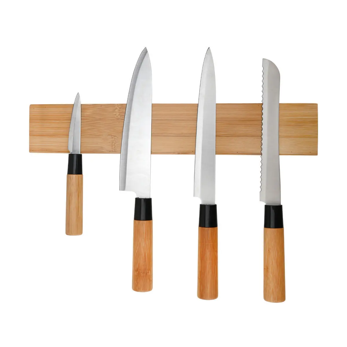 Support ustensiles magnétique Estia Home Art Bamboo Esssentials