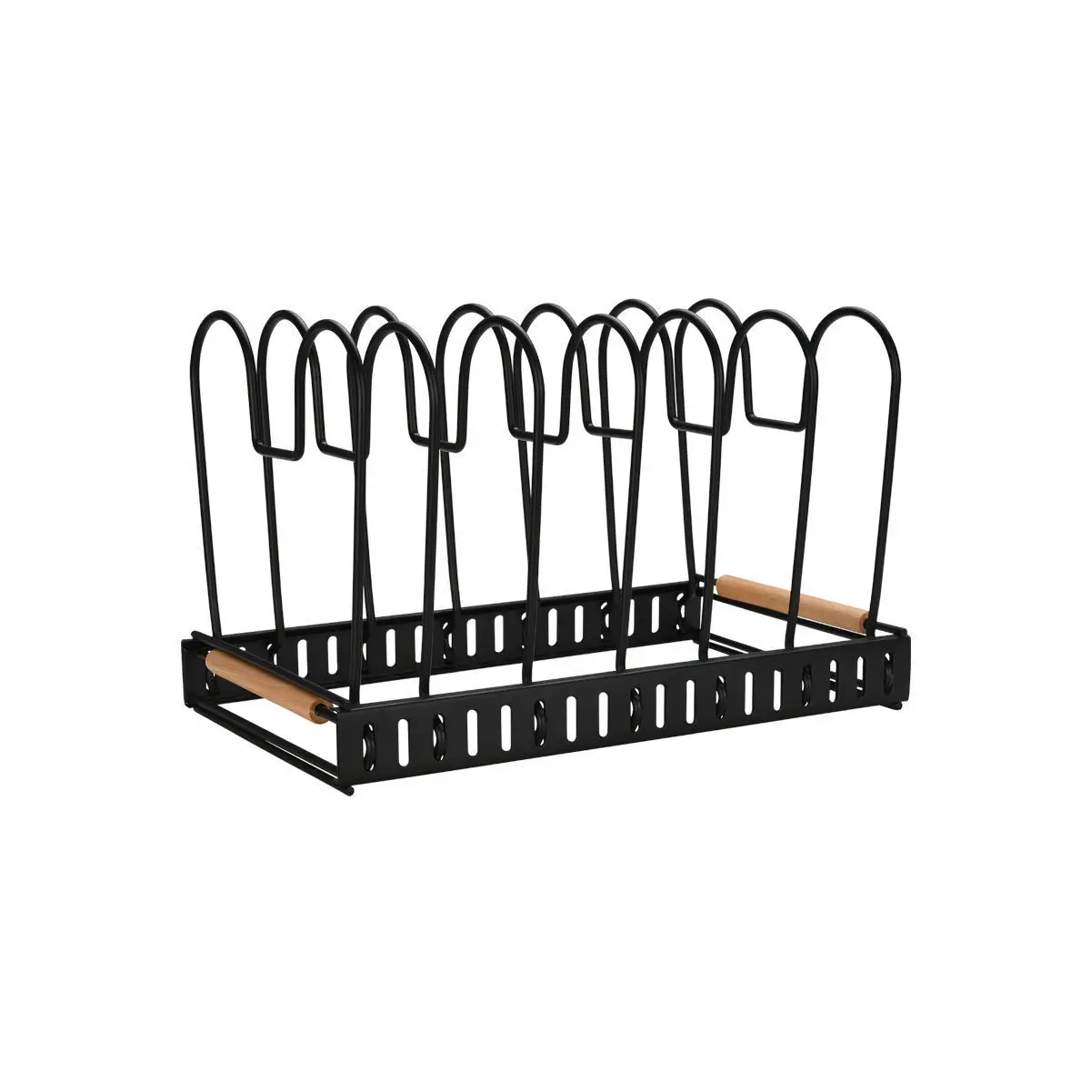Boîte de rangement séparateurs métallisée avec poignée Estia Home Art Bamboo Essentials
