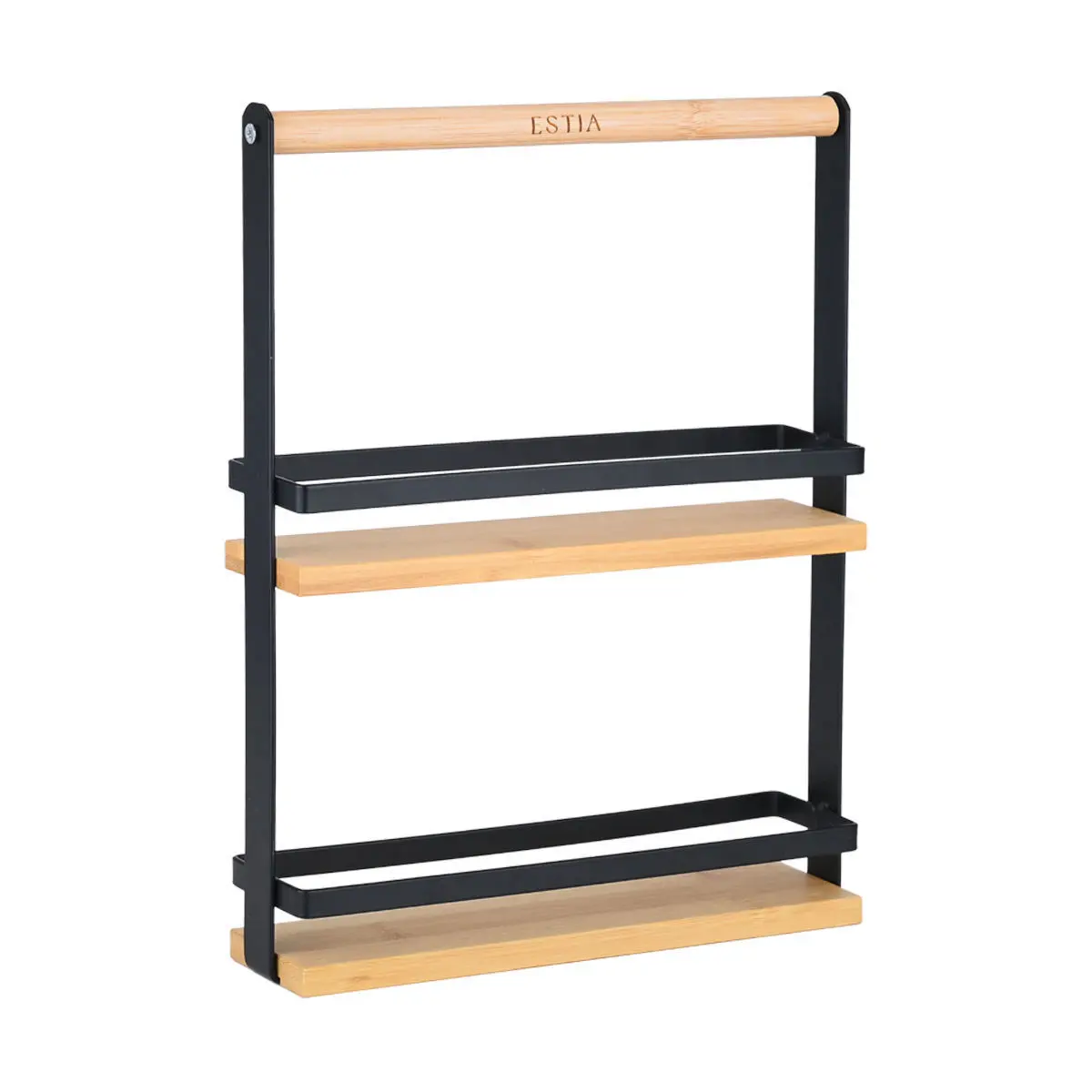 Boîte de rangement à 2 niveaux avec poignée Estia Home Art Bamboo Essentials