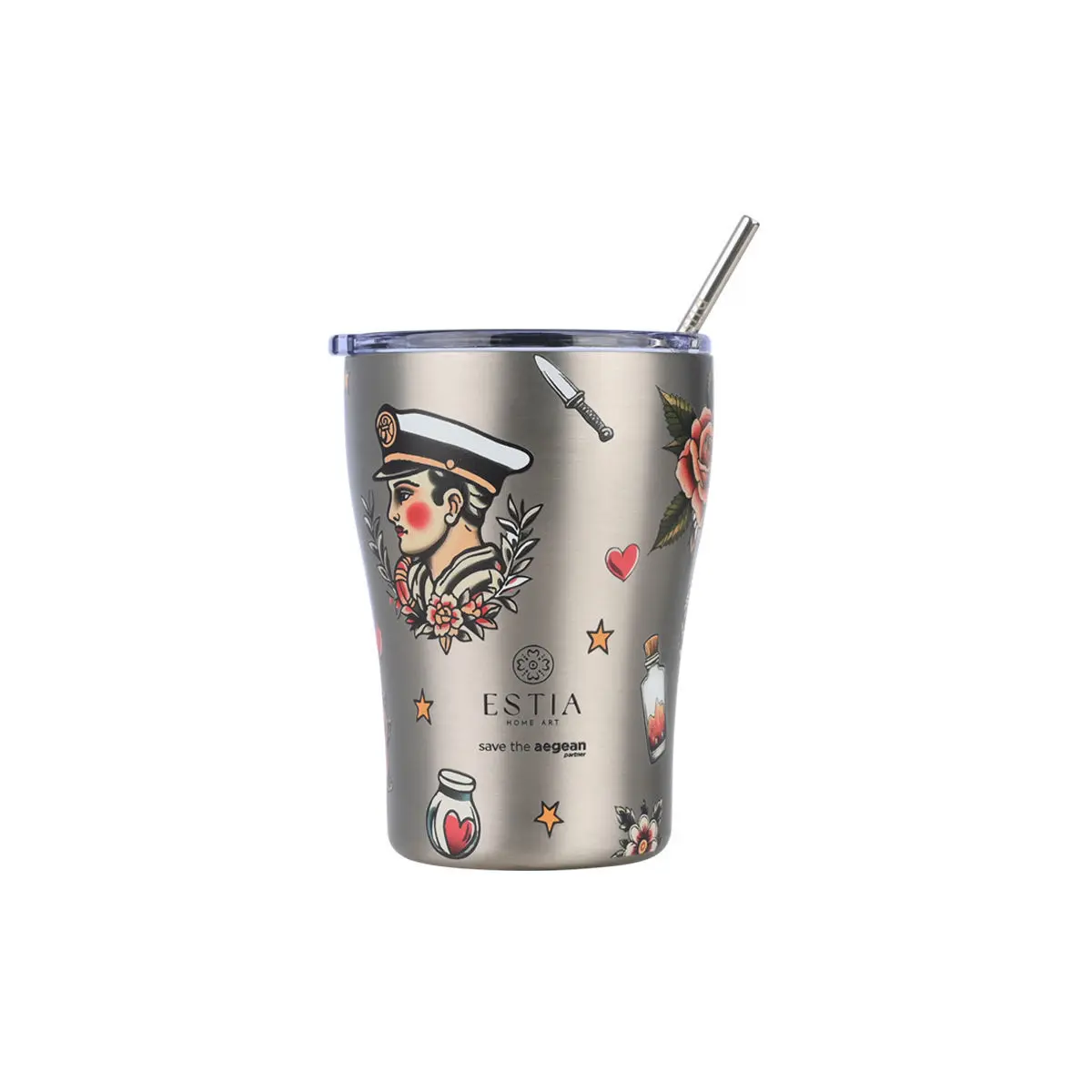 Isothermischer Becher Estia Home Art Save The Aegean