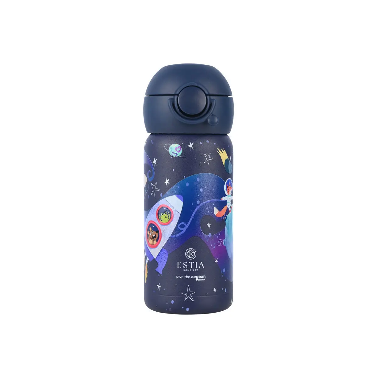 Isolierflasche Kind Estia Home Art Save The Aegean