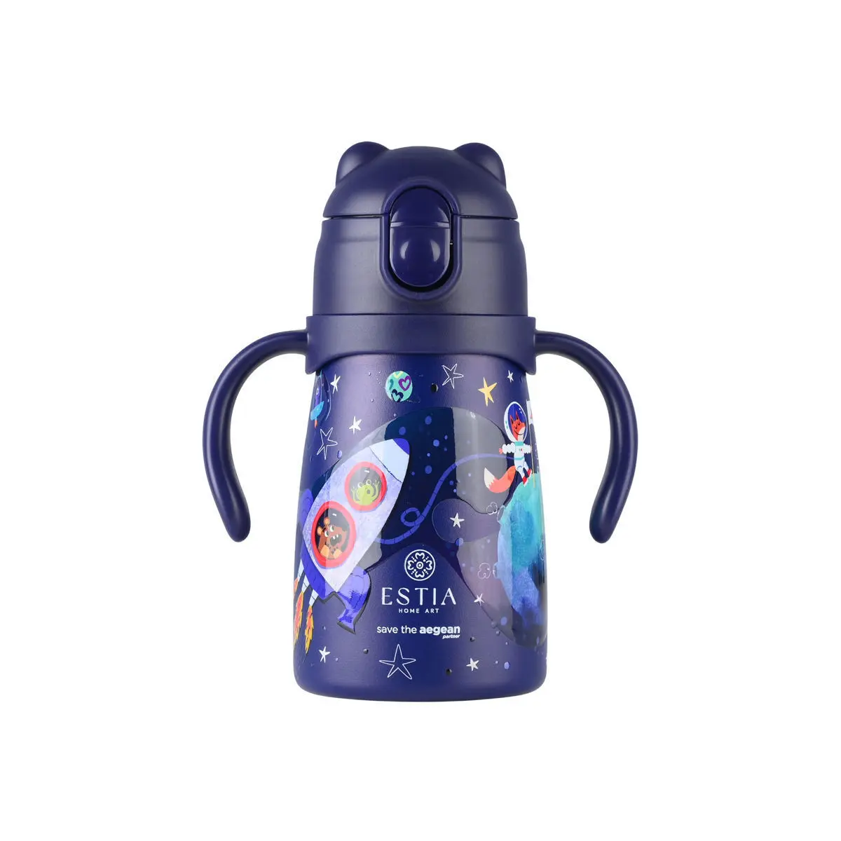 Isolierflasche mit Blasen Kind Estia Home Art Save The Aegean