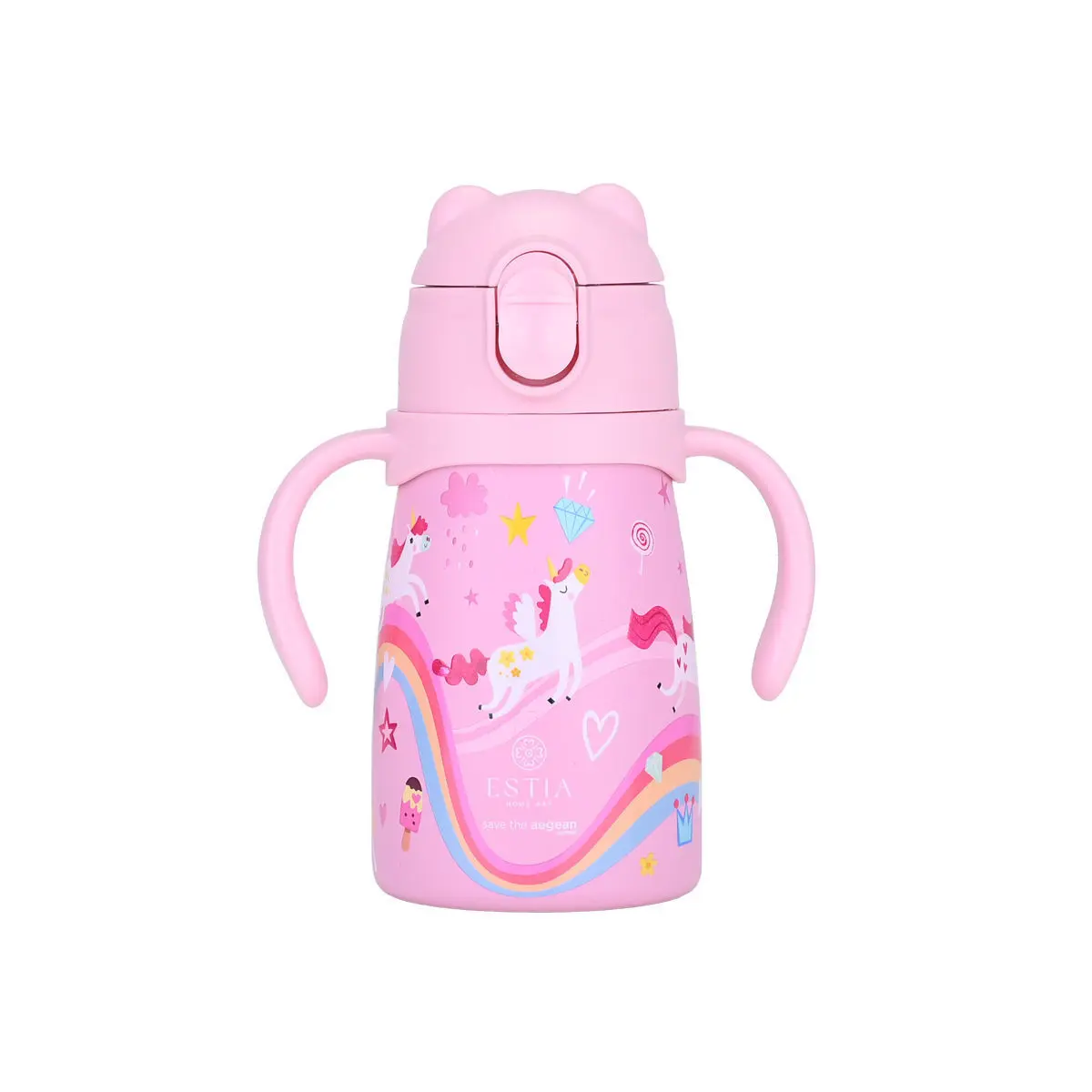Isolierflasche mit Blasen Kind Estia Home Art Save The Aegean
