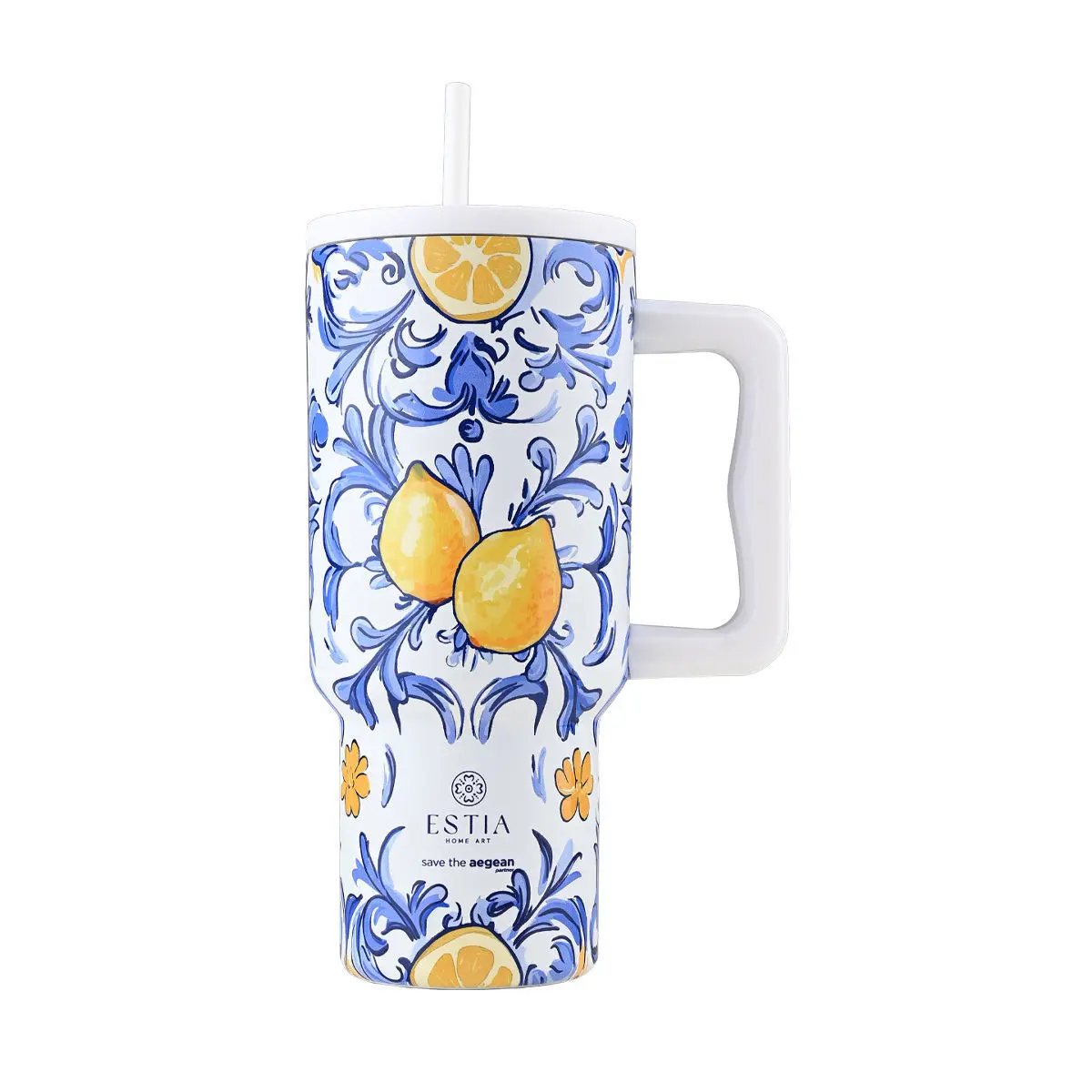 Isothermischer Becher Estia Home Art XL Save The Aegean 900ml