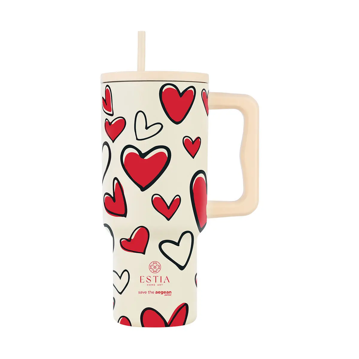 Isothermischer Becher Estia Home Art XL Save The Aegean 900ml