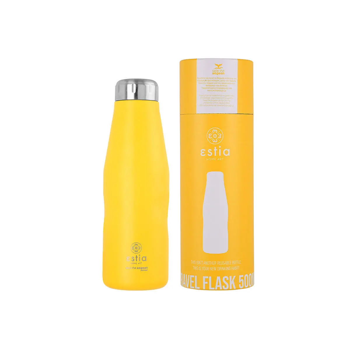 Reise-Isolierflasche Estia Home Art Save The Aegean