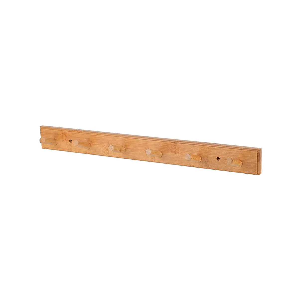 Wandgarderobe aus Bambus mit 6 Haken Estia Home Art