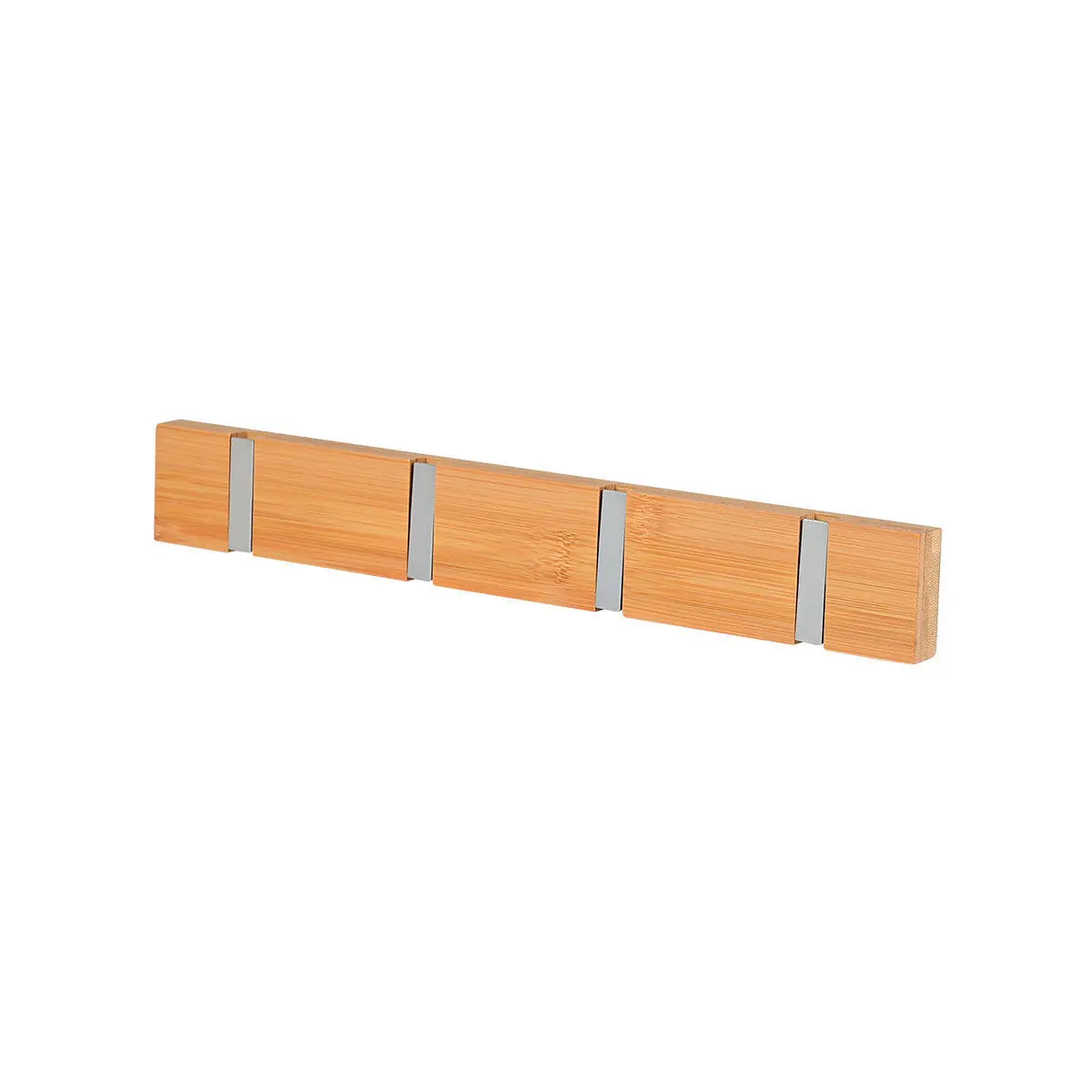 Wandhaken aus Holz mit 4 klappbaren Haken Estia Home Art