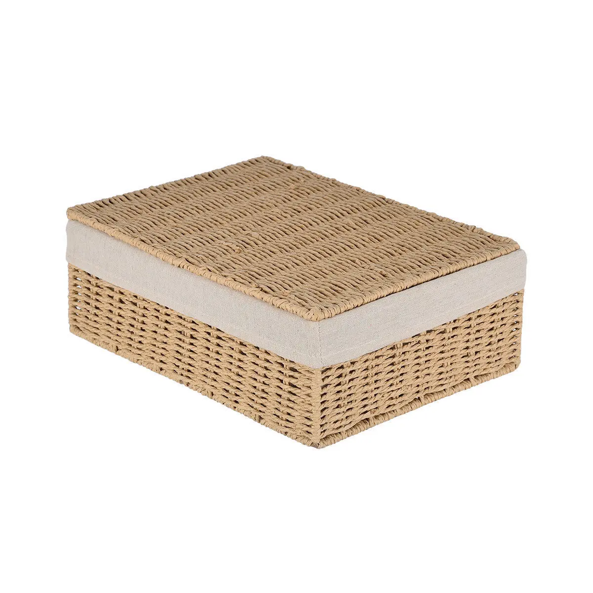 Aufbewahrungs- und Organisationsbox mit Innenfutter und Deckel Estia Home Art Totanica