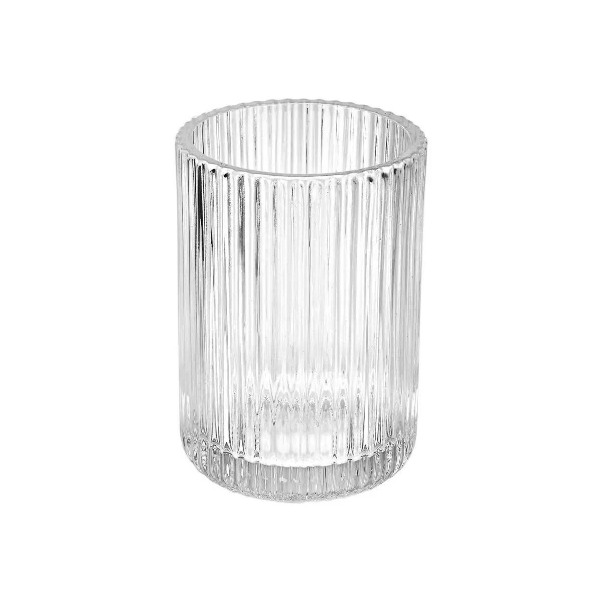 Zahnbürstenhalter aus Glas mit Rillen Estia Home Art Allure