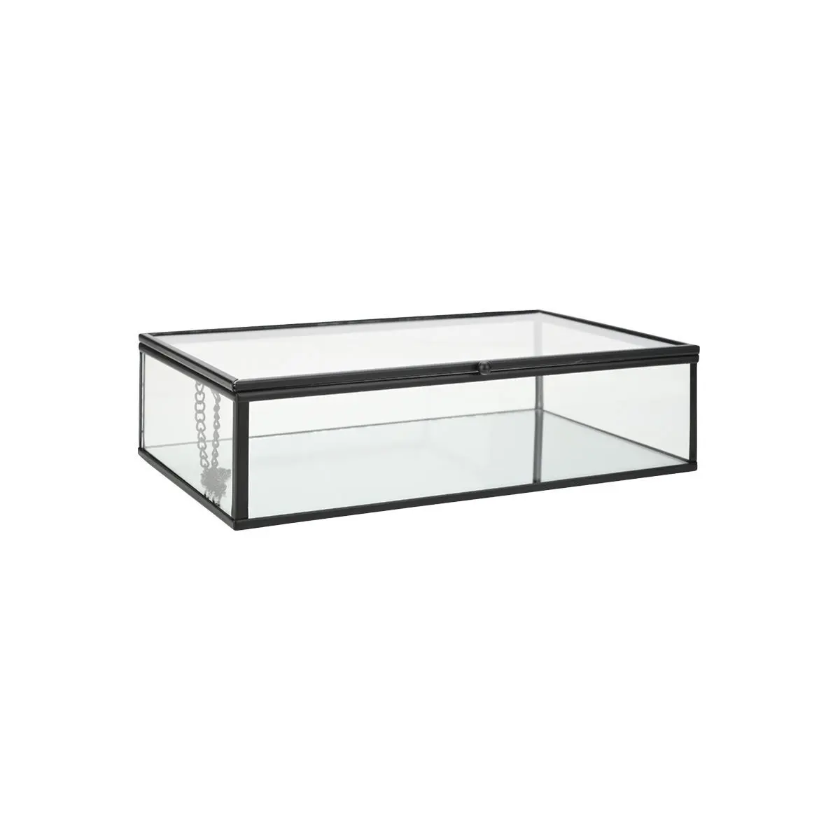 Glas Aufbewahrungsbox mit Spiegel und Rahmen Estia Home Art