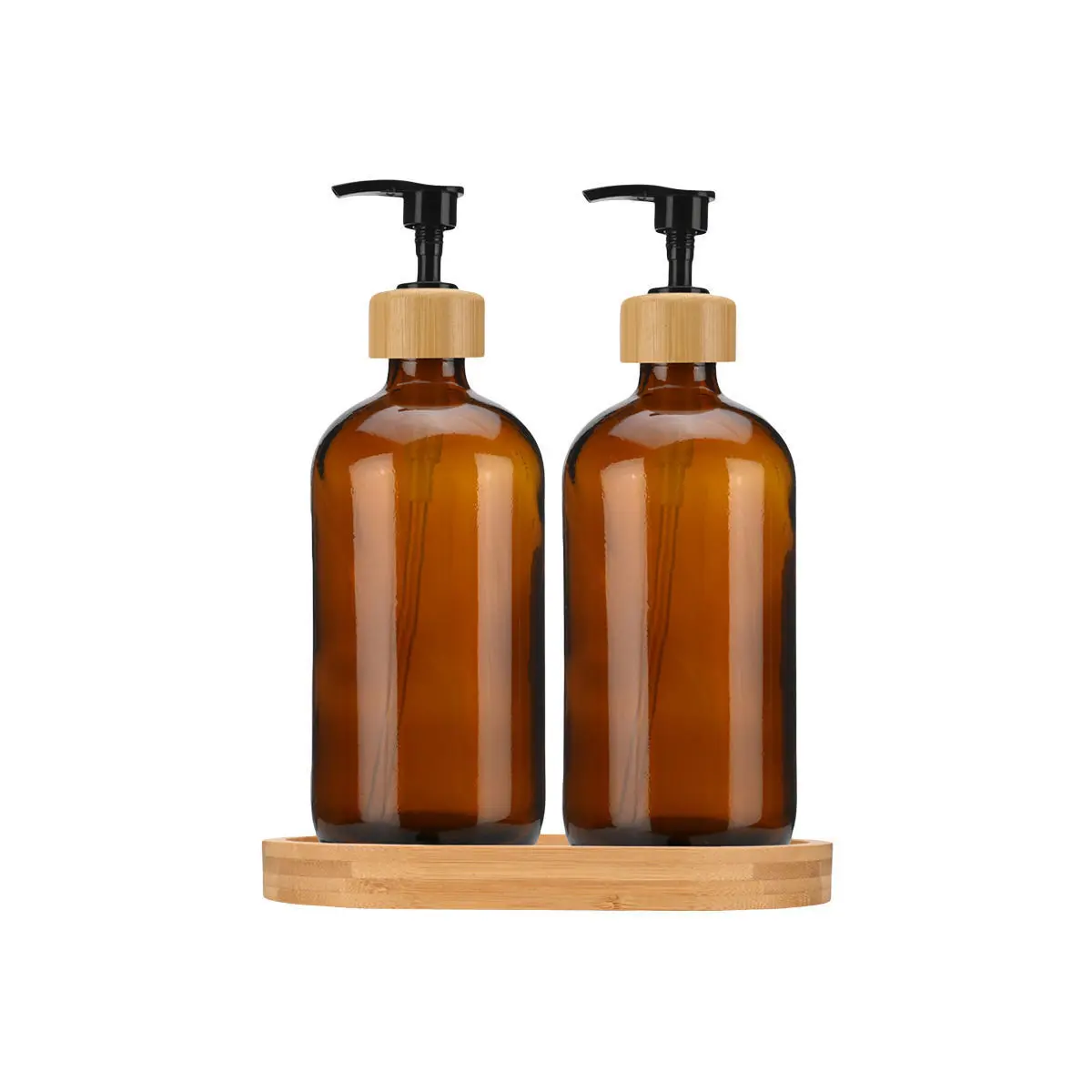 Distributeur de savon Estia Home Art Bamboo Essentials (x3)