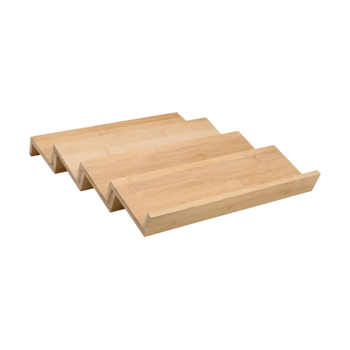 Organisateur de couvercle à épices Estia Home Art Bamboo Essentials (x4)