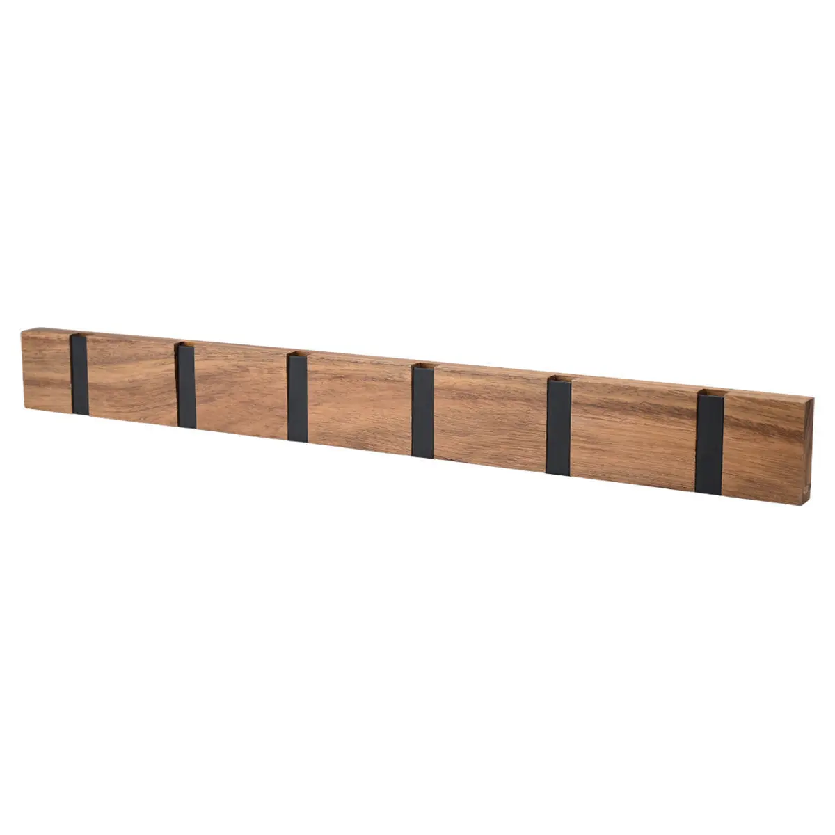 Wandhaken aus Holz mit 6 klappbaren Haken Estia Home Art
