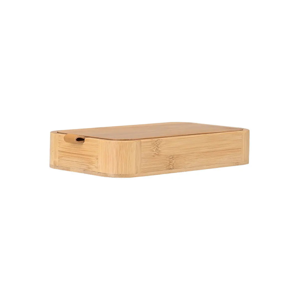 Aufbewahrungs- und Organisationsbox mit Spiegel aus Bambus Estia Home Art Essentials