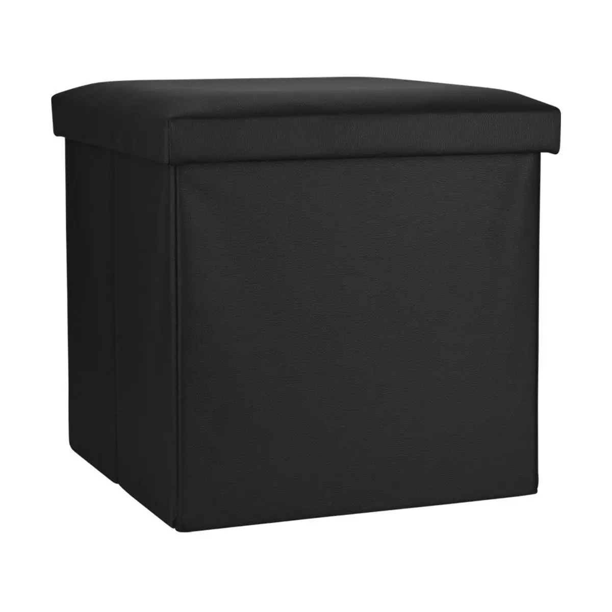 Cuboide Hocker mit Stauraum aus Leder Estia Home Art