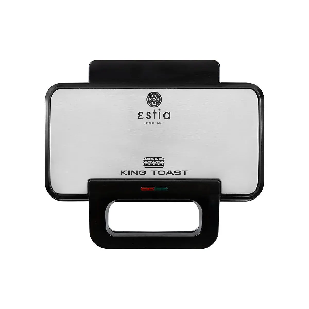 Toaster mit abnehmbaren und tiefen Antihaftplatten Estia Home Art King