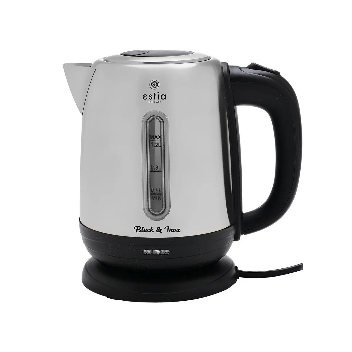 Wasserkocher mit 360° drehbarem Basis Estia Home Art
