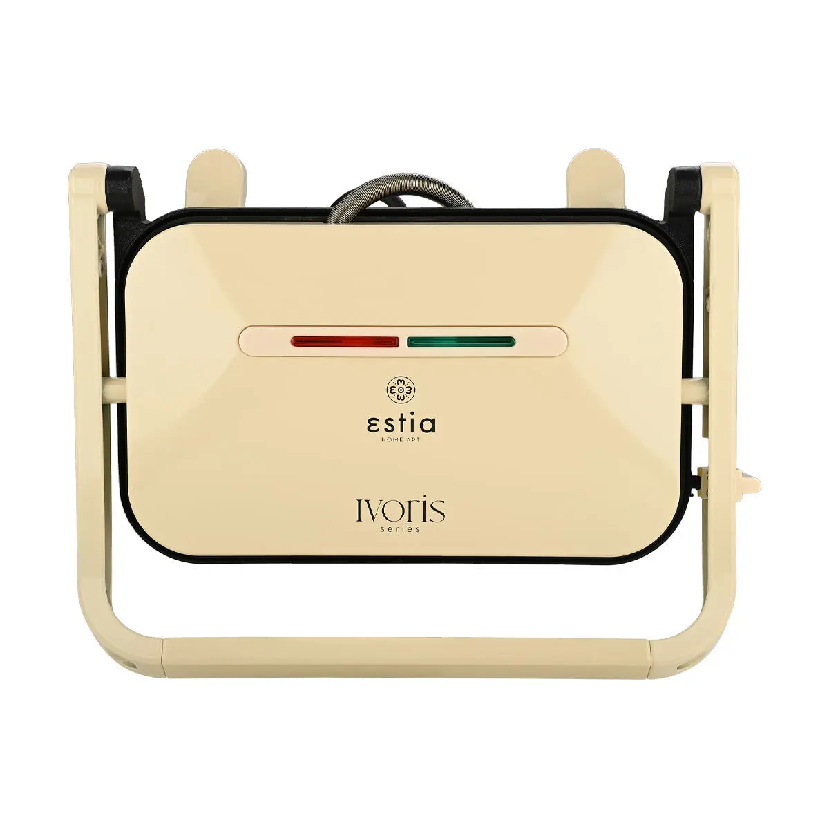 Grille-pain avec plaques antiadhésives Estia Home Art Ivoris