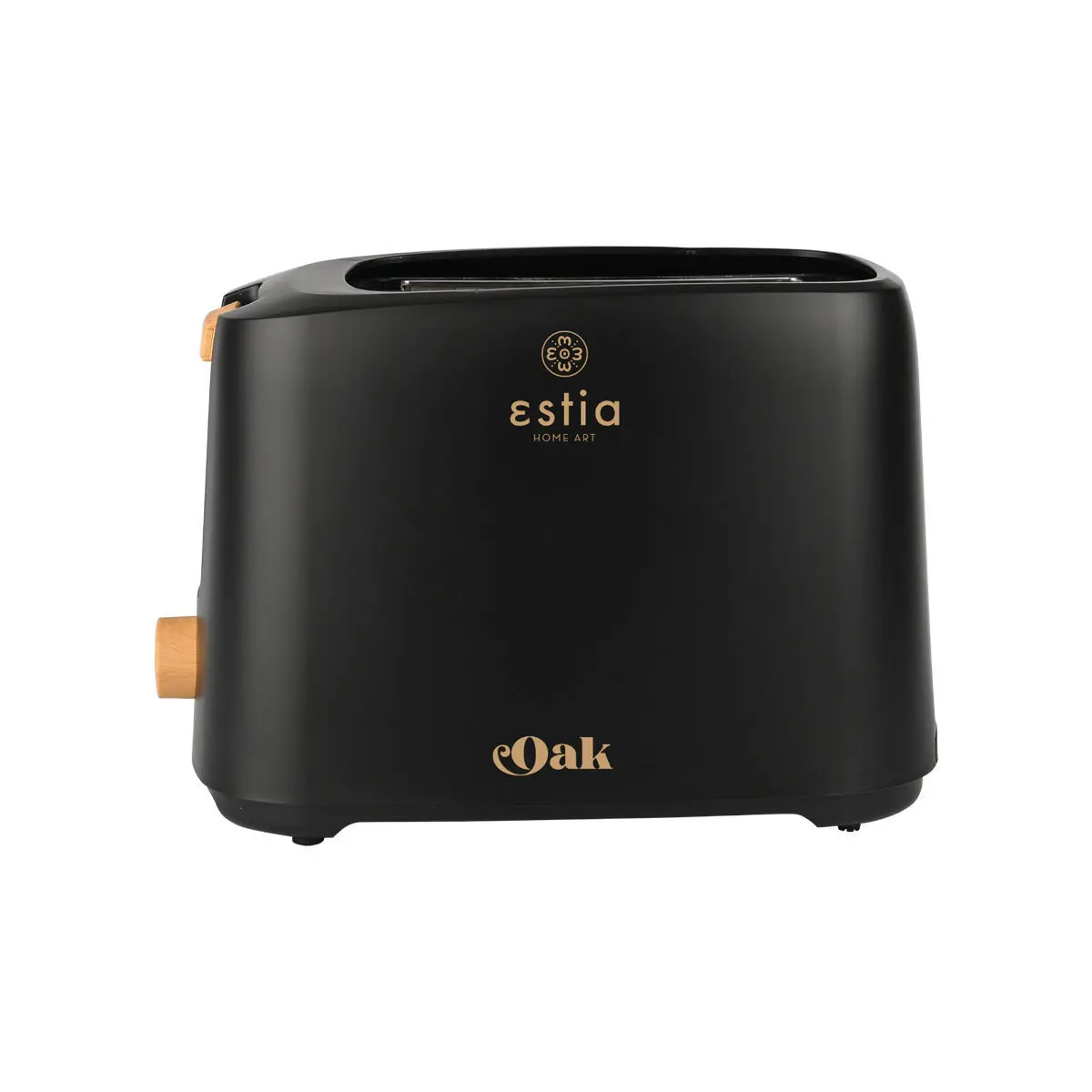 Toaster 2 Scheiben mit 7 Bräunungsstufen Estia Home Art Oak