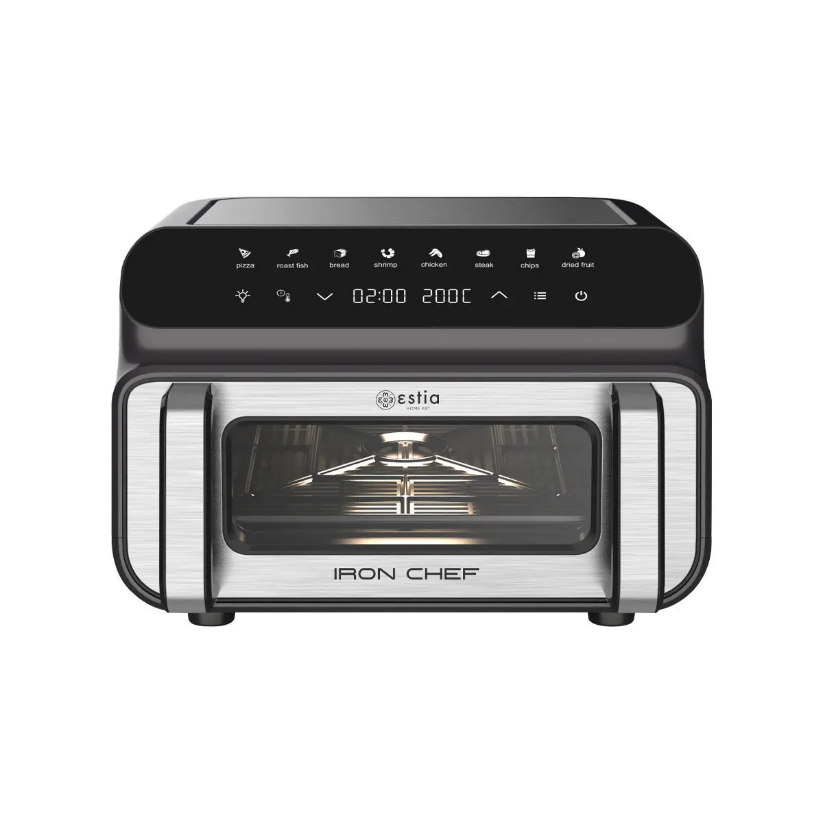 Fritteuse mit Heißluft, Ofen und Grill Iron Estia Home Art 2000 W 10 L