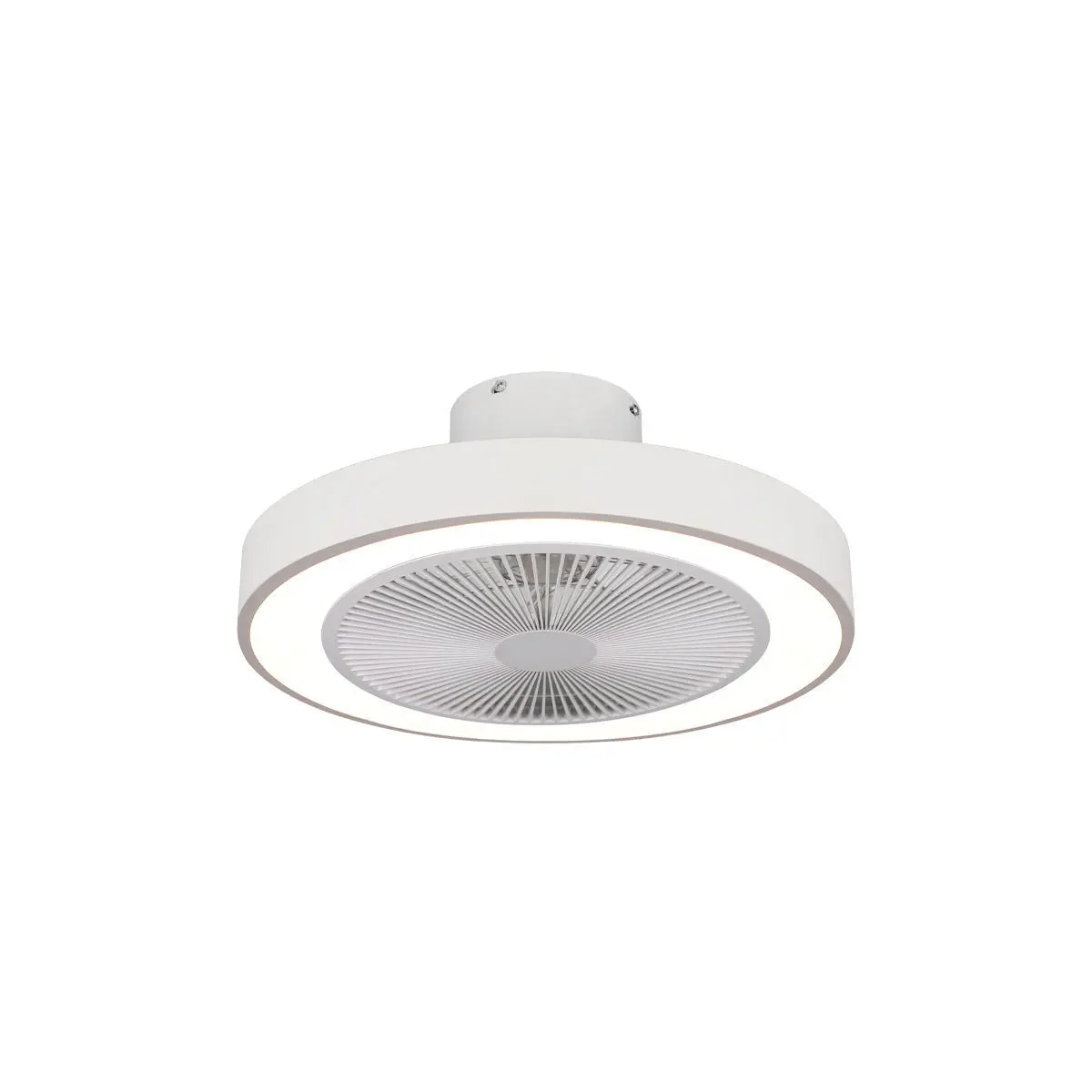 Deckenventilator mit LED-CCT-Beleuchtung und Fernbedienung Estia Home Art Halo Flow