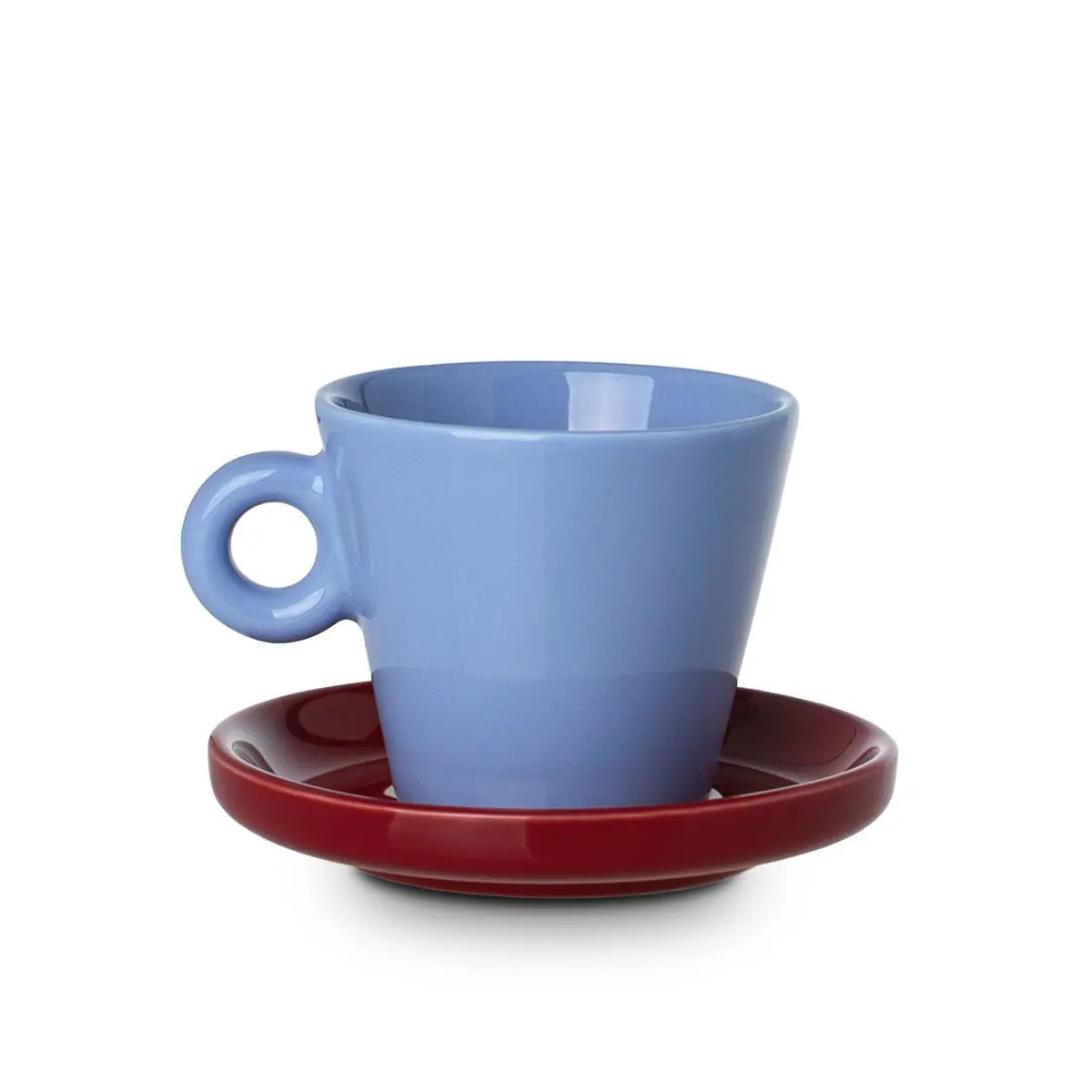 Kaffeetasse mit Untertasse Estia Home Art Echo New Bone