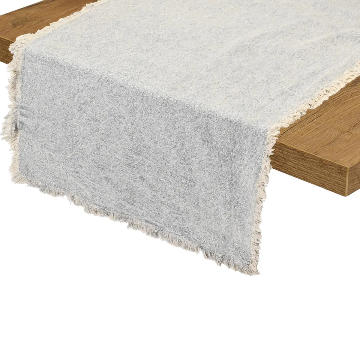 Chemin de table gewebt mit Fransen Estia Home Art