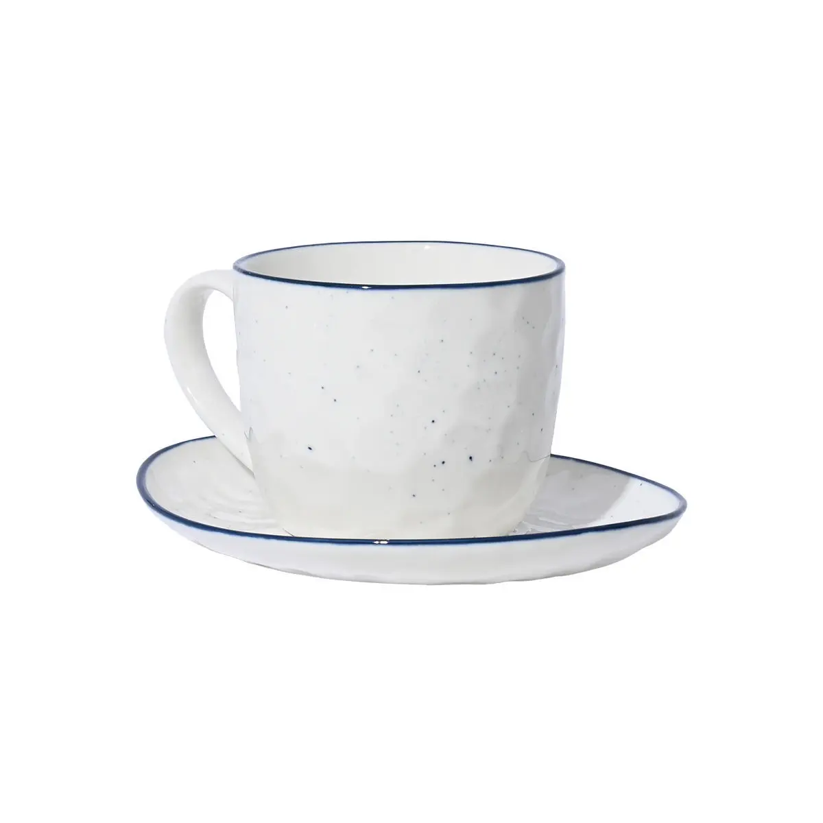 Kaffeetasse mit Untertasse aus Porzellan Estia Home Art