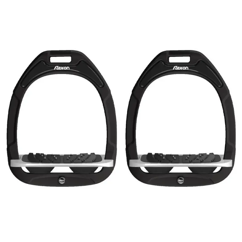 Flex-On Noir Étriers Incliné Ultra-Grip /Gris/ Green Composite