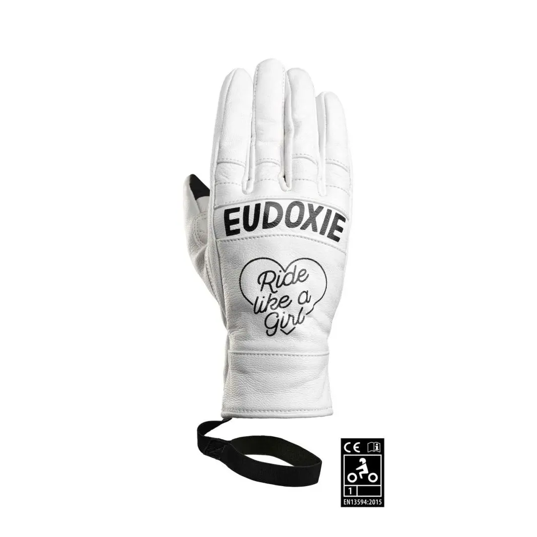 Motorradhandschuhe Mittelsaison Damen Eudoxie Clear