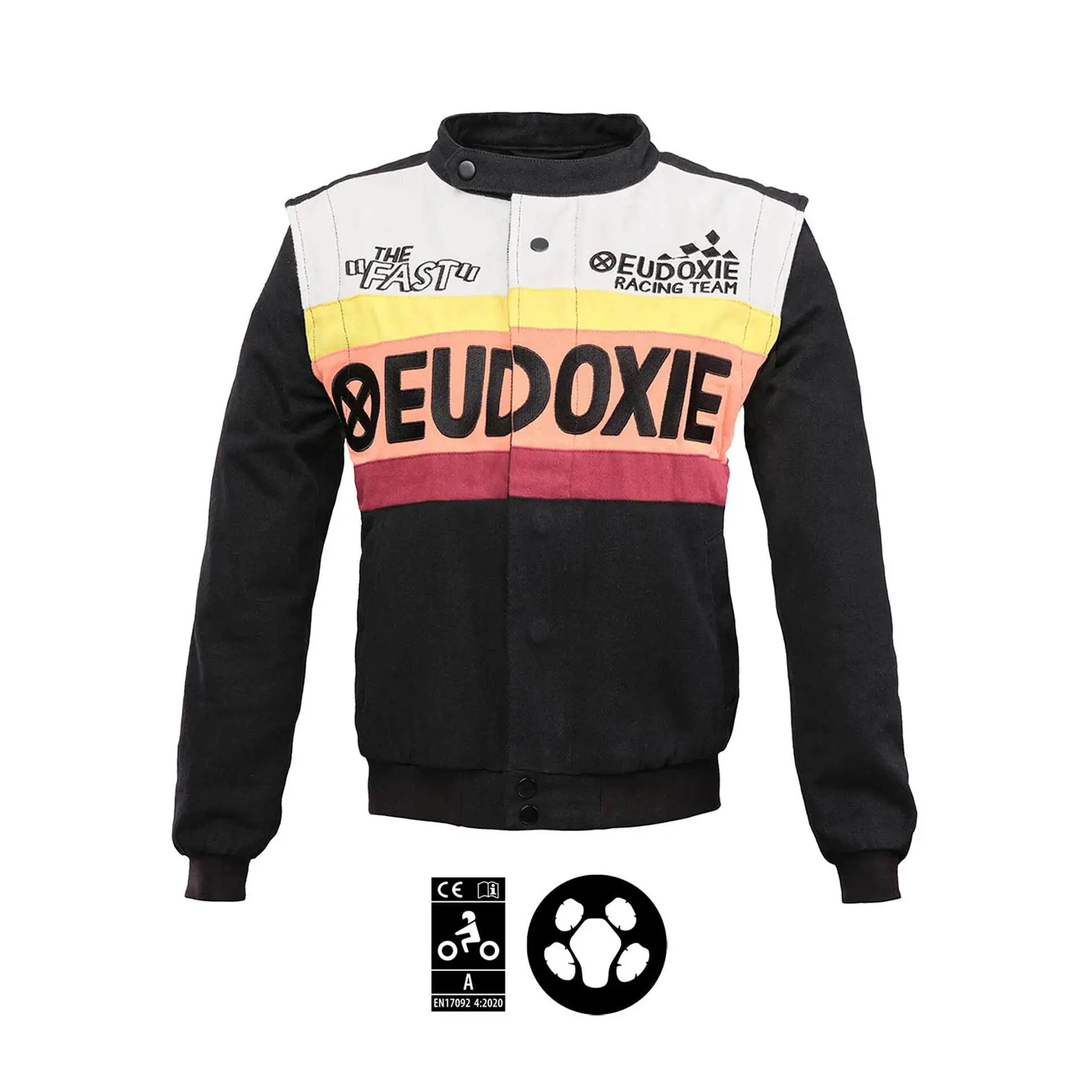 Motor racejack voor dames Eudoxie