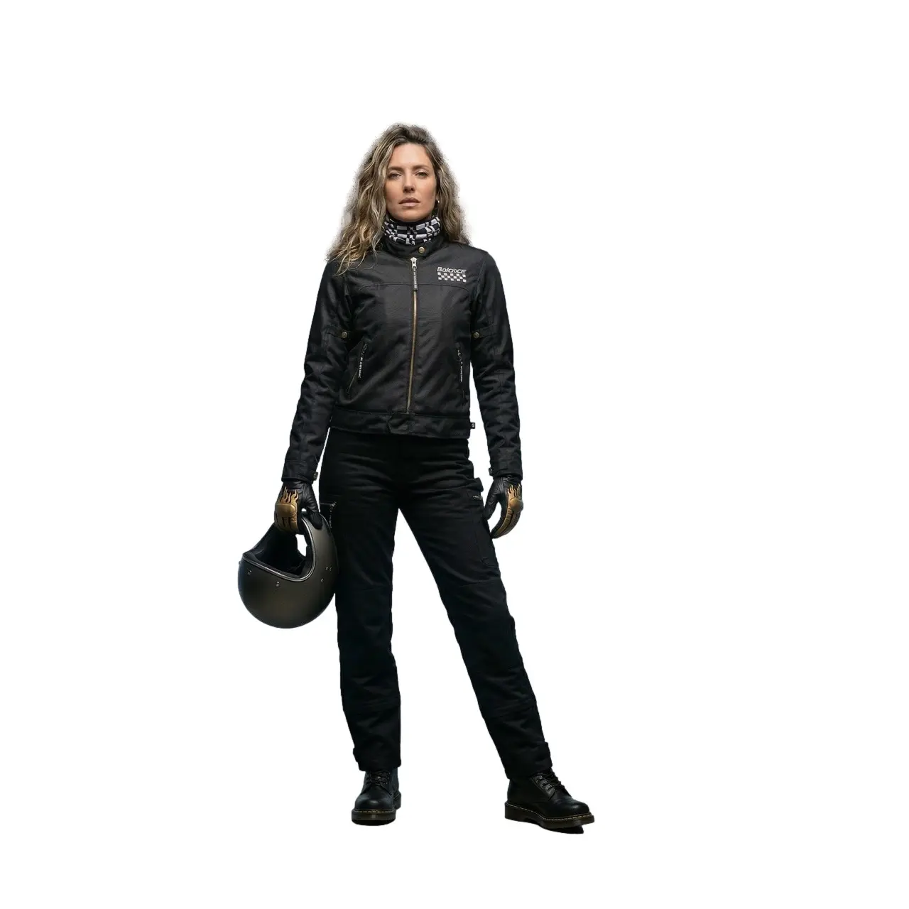 Motorradjacke aus Cordura für Frauen Eudoxie Moly