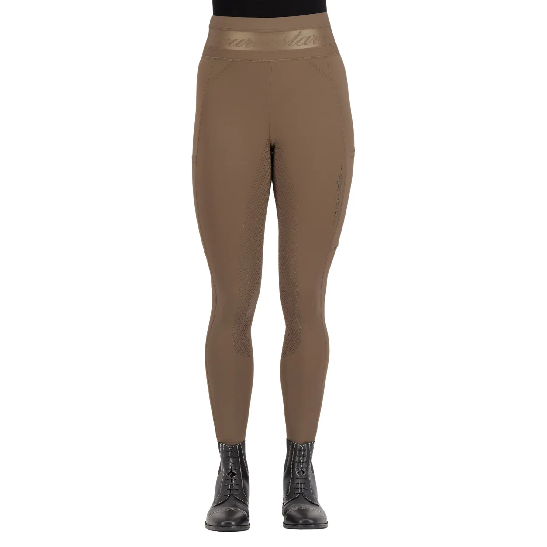 Leggings da equitazione full grip da donna Euro-Star Ares