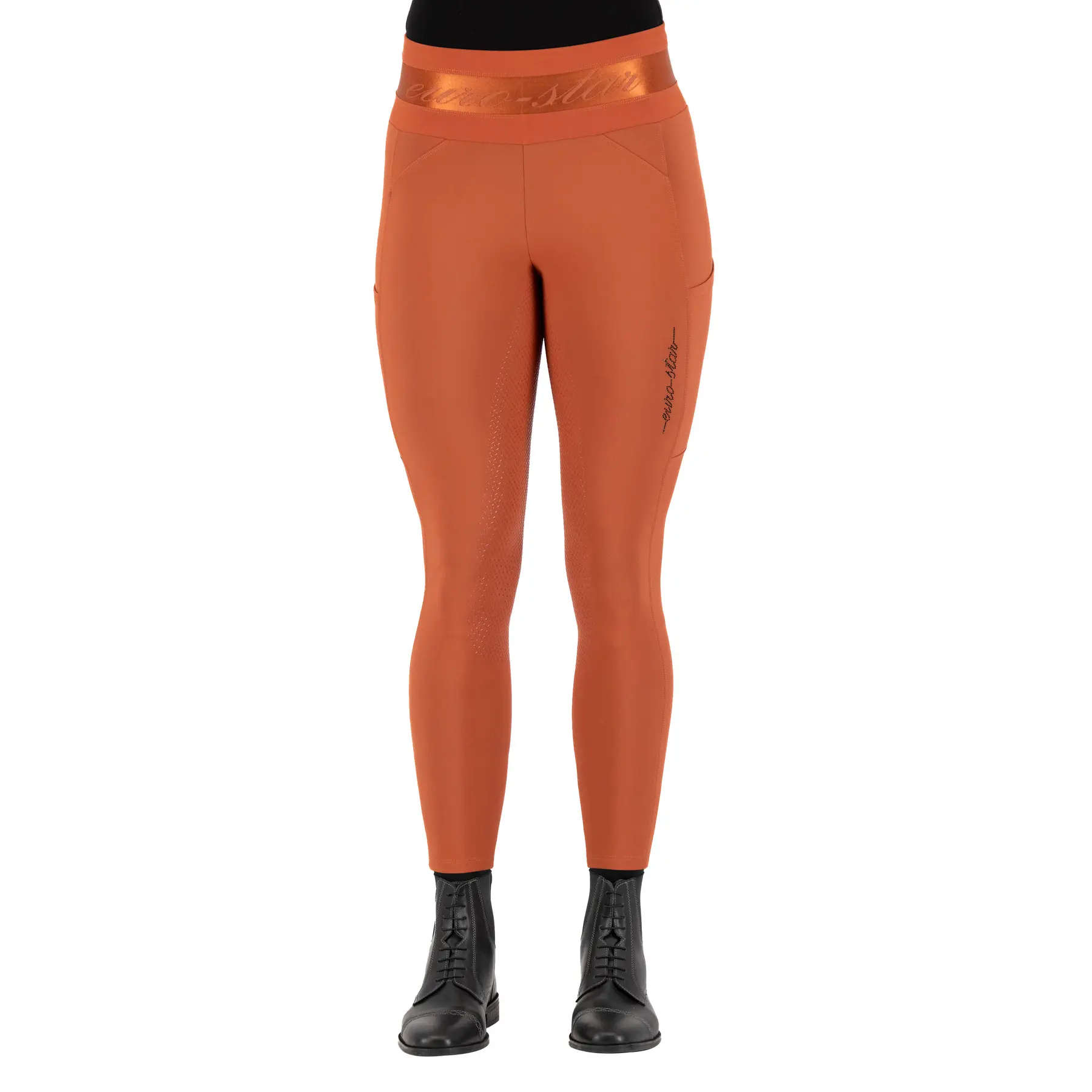 Reitleggings full grip Damen Euro-Star Impress