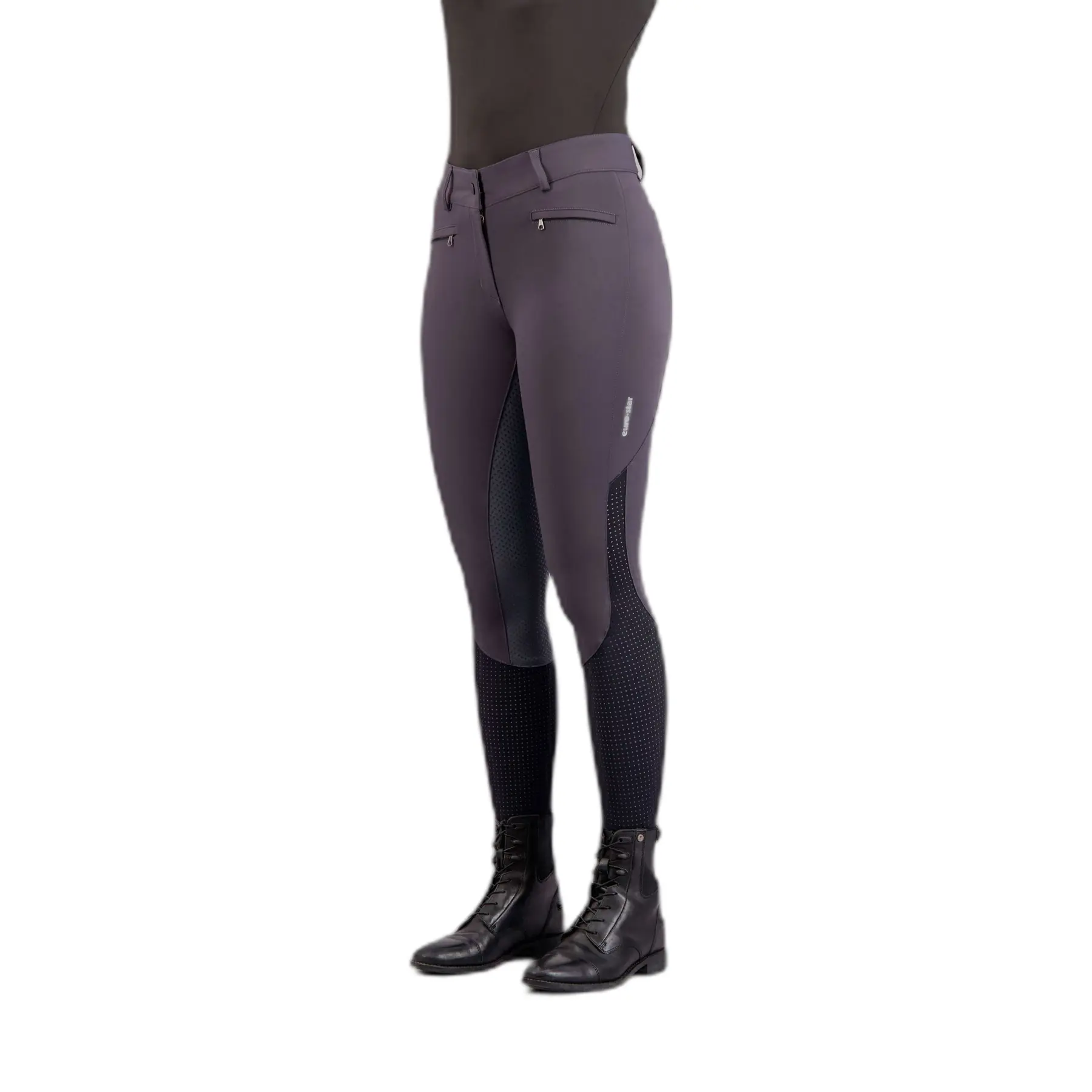 Pantaloni da equitazione full grip da donna Euro-Star Airflow