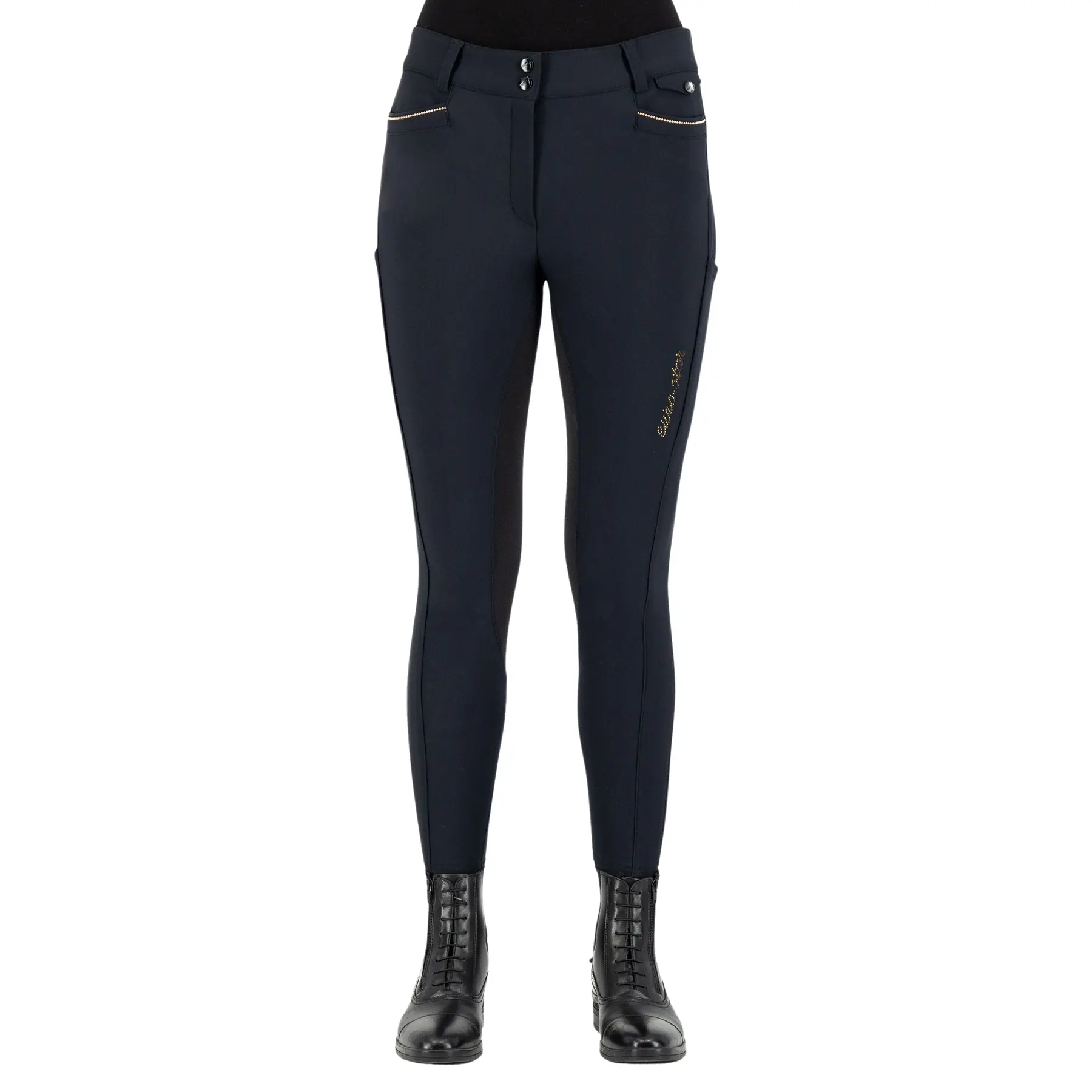Pantaloni da equitazione full grip da donna Euro-Star Arielle Connect
