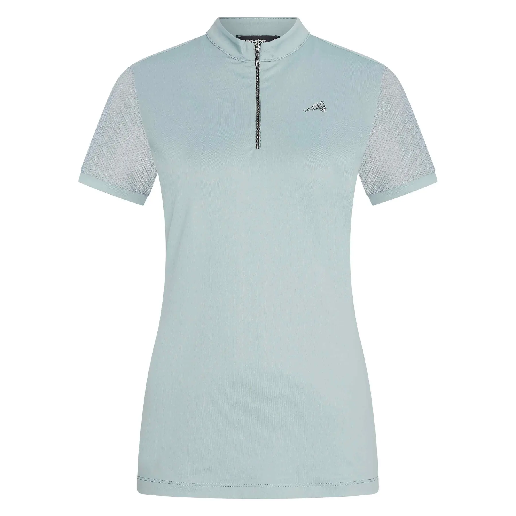 Polo da equitazione con mezza zip da donna Euro-Star Valentina