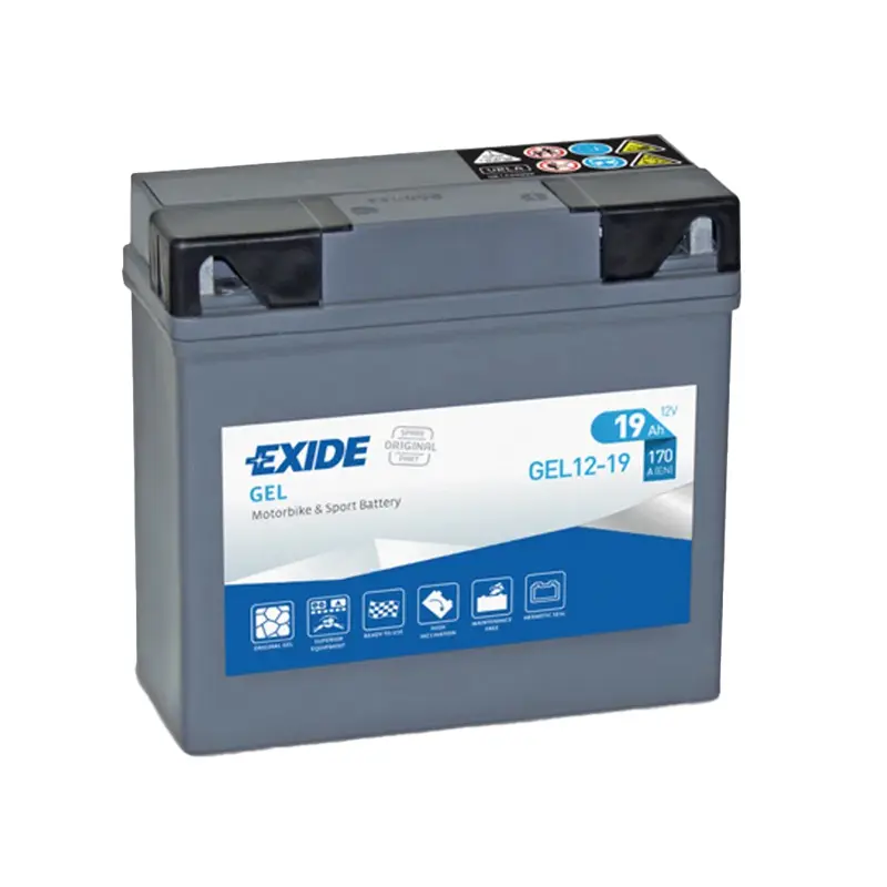Wartungsfreie, versiegelte Motorradbatterie Exide
