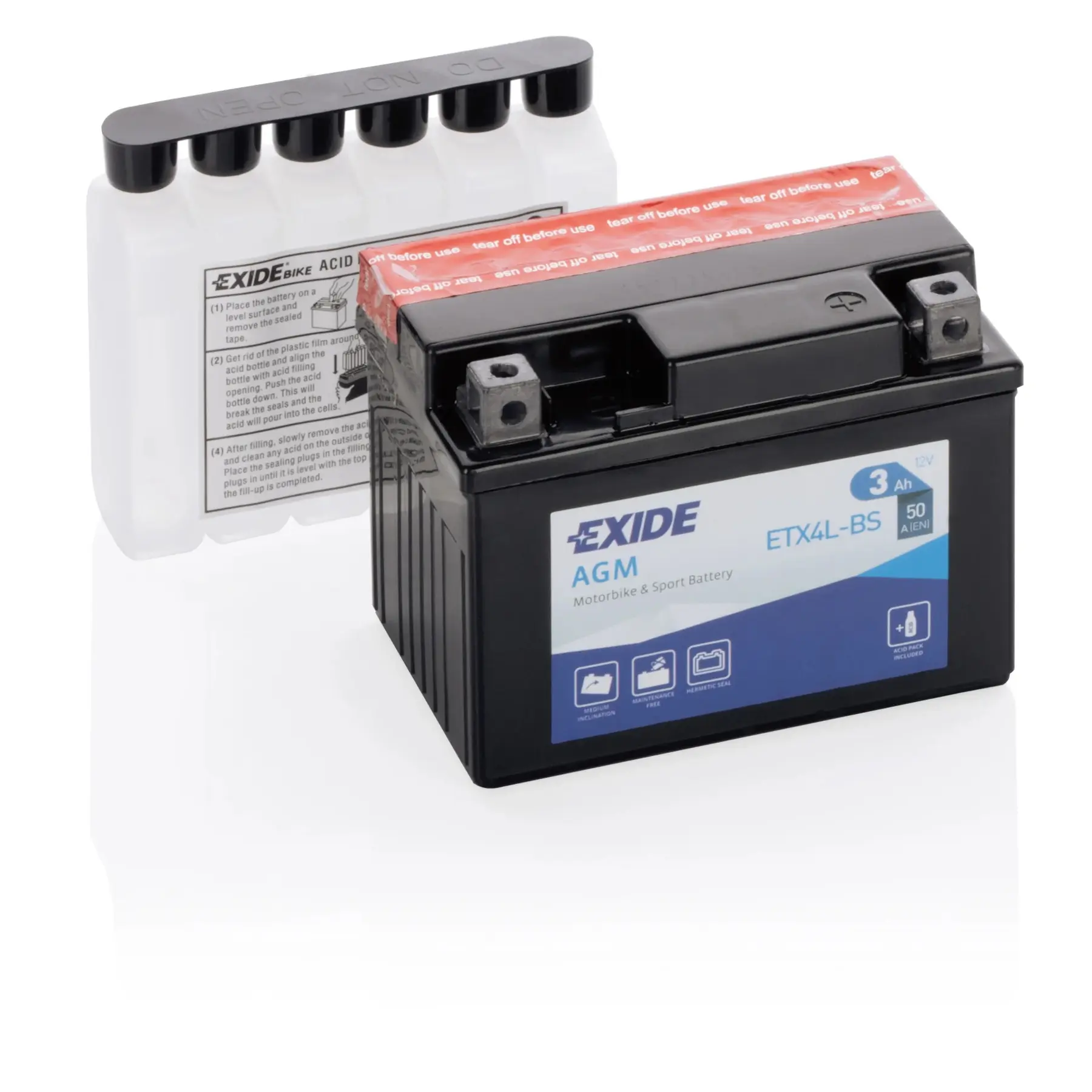 Motorradbatterie Exide AGM