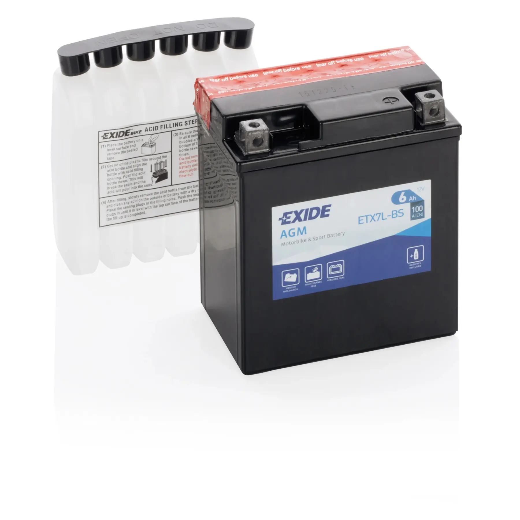 Motorradbatterie Exide AGM