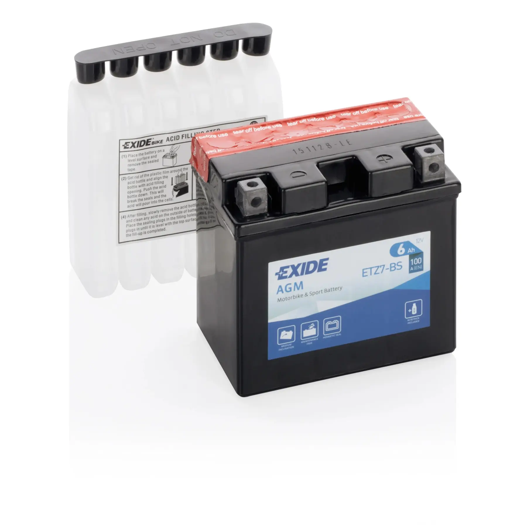 Motorradbatterie Exide AGM