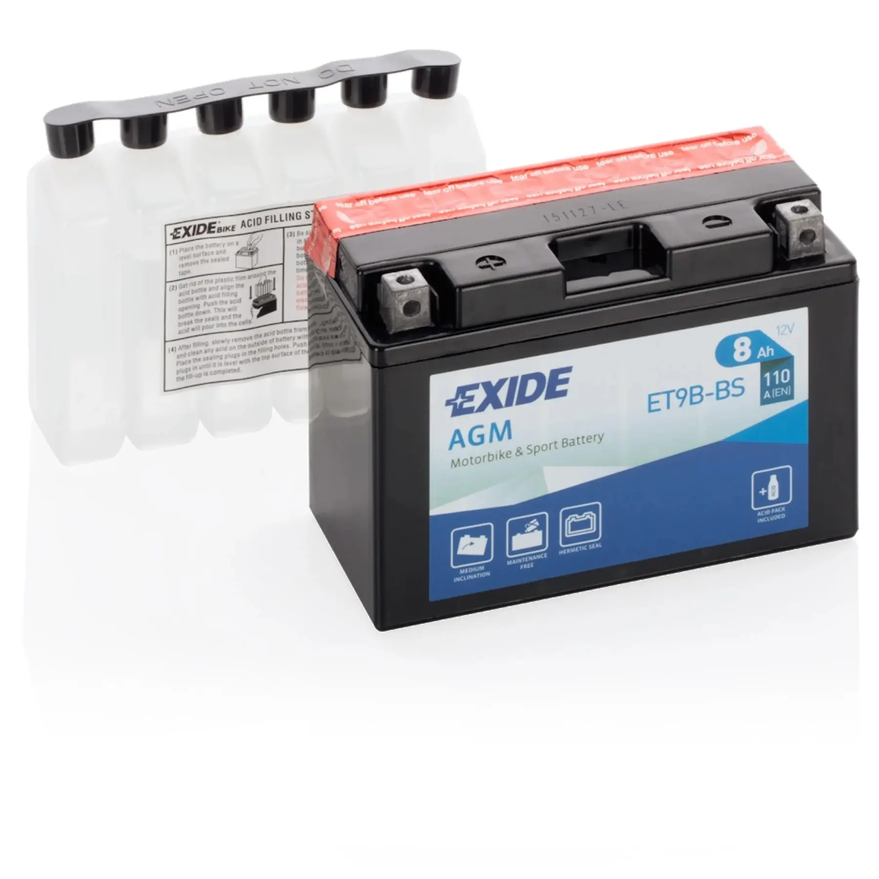 Motorradbatterie Exide AGM