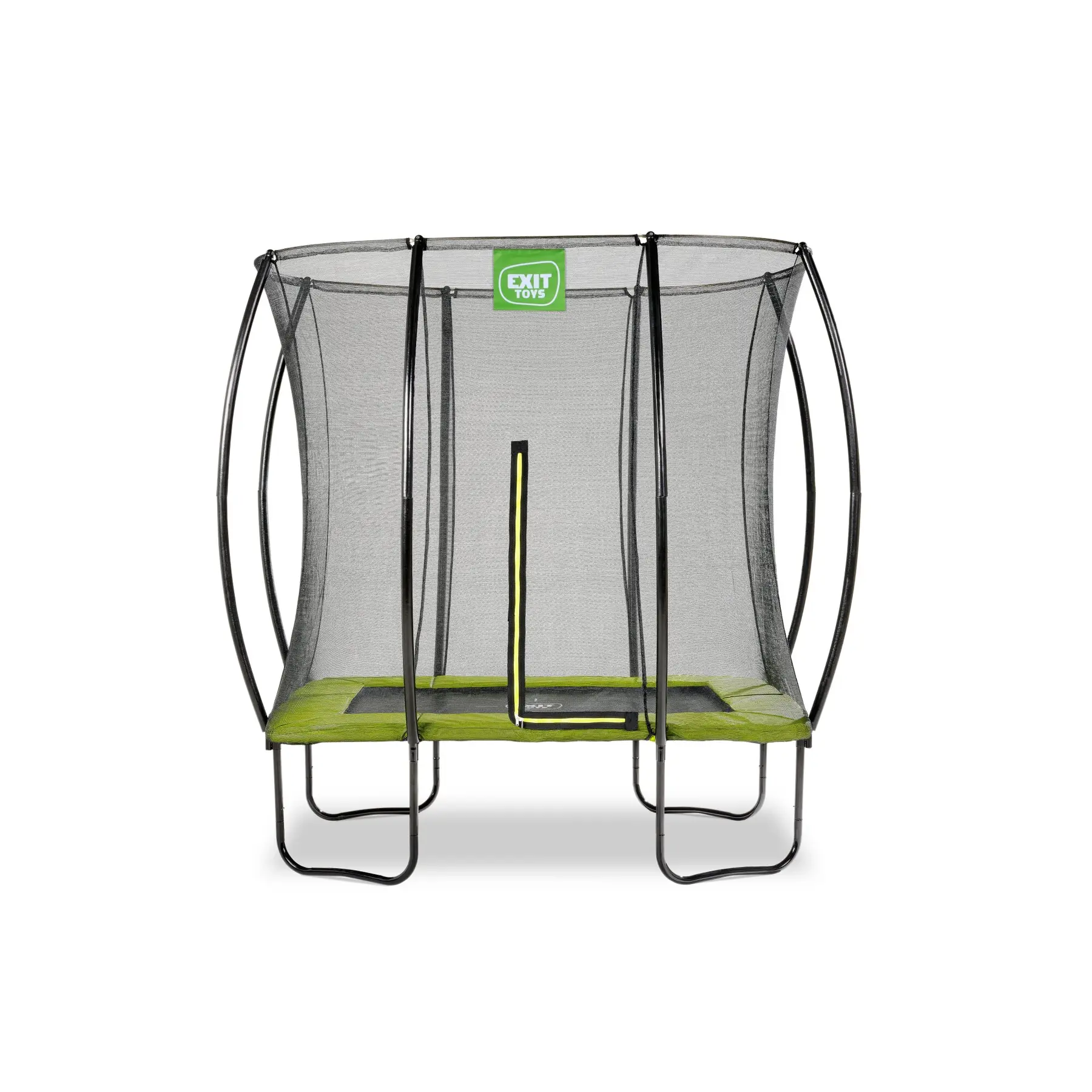 EXIT TOYS EXIT Trampoline &agrave; pieds rectangulaire Silhouette 153x214 cm, vert
