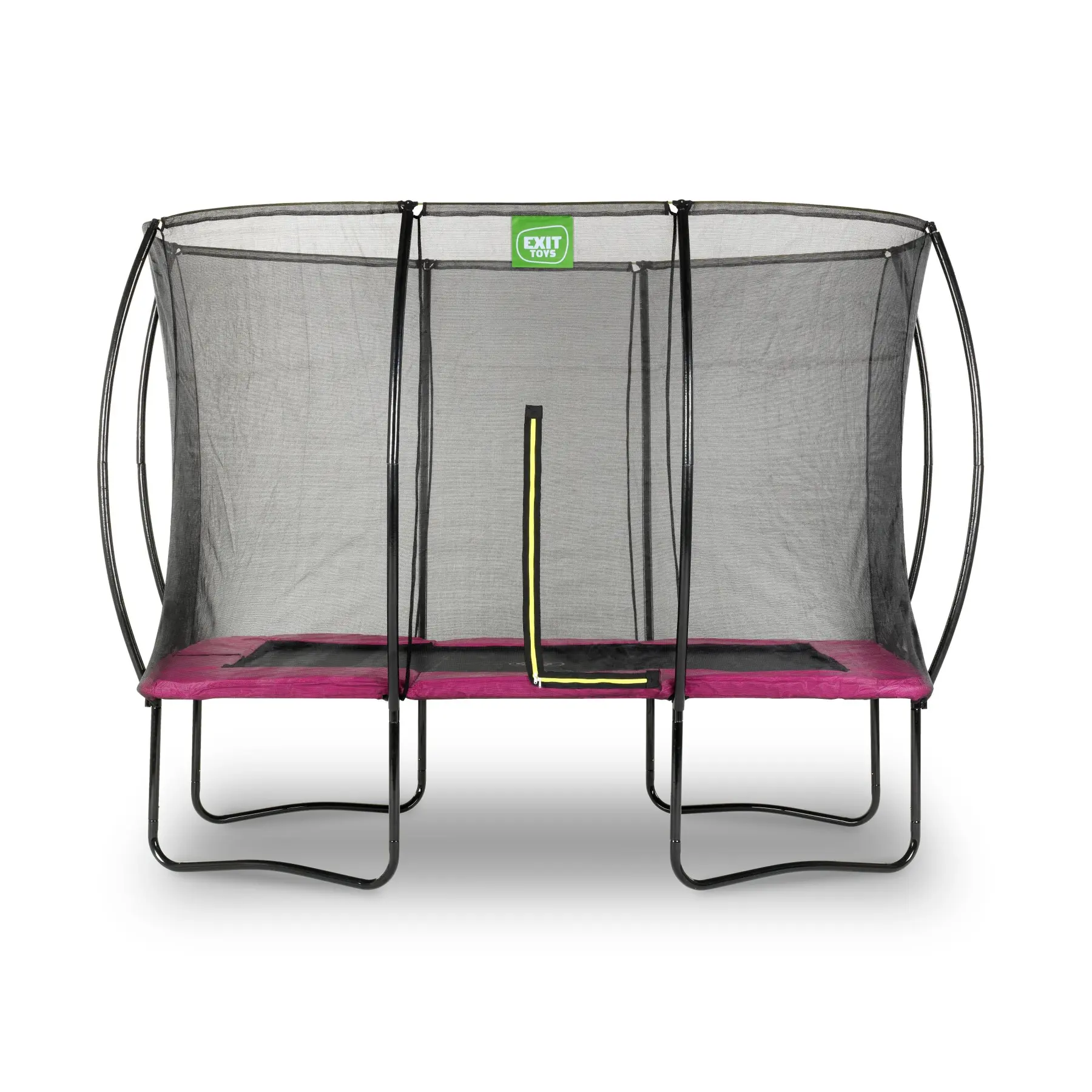EXIT TOYS EXIT Trampoline &agrave; pieds Silhouette rectangulaire rose 214x305 cm